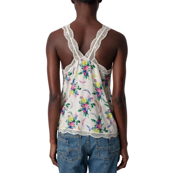 Zadig & Voltaire Womens  Chou Soft Bouquet Tank - Picture 2 of 7